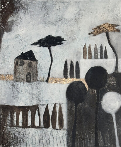 Irgendwo in der Toskana by Cornelia Hauch, 油畫 for Sale on Singulart