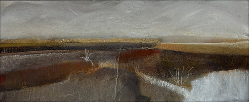 Herbstfelder II by Cornelia Hauch, 油畫 for Sale on Singulart