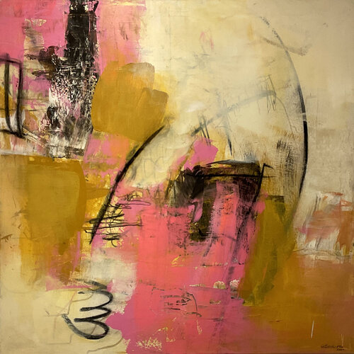 Flock of flamingos 1 Caroline Chevillotte
