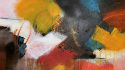 Fusion de la lumie`re von Caroline Chevillotte, Malerei kaufen auf Singulart