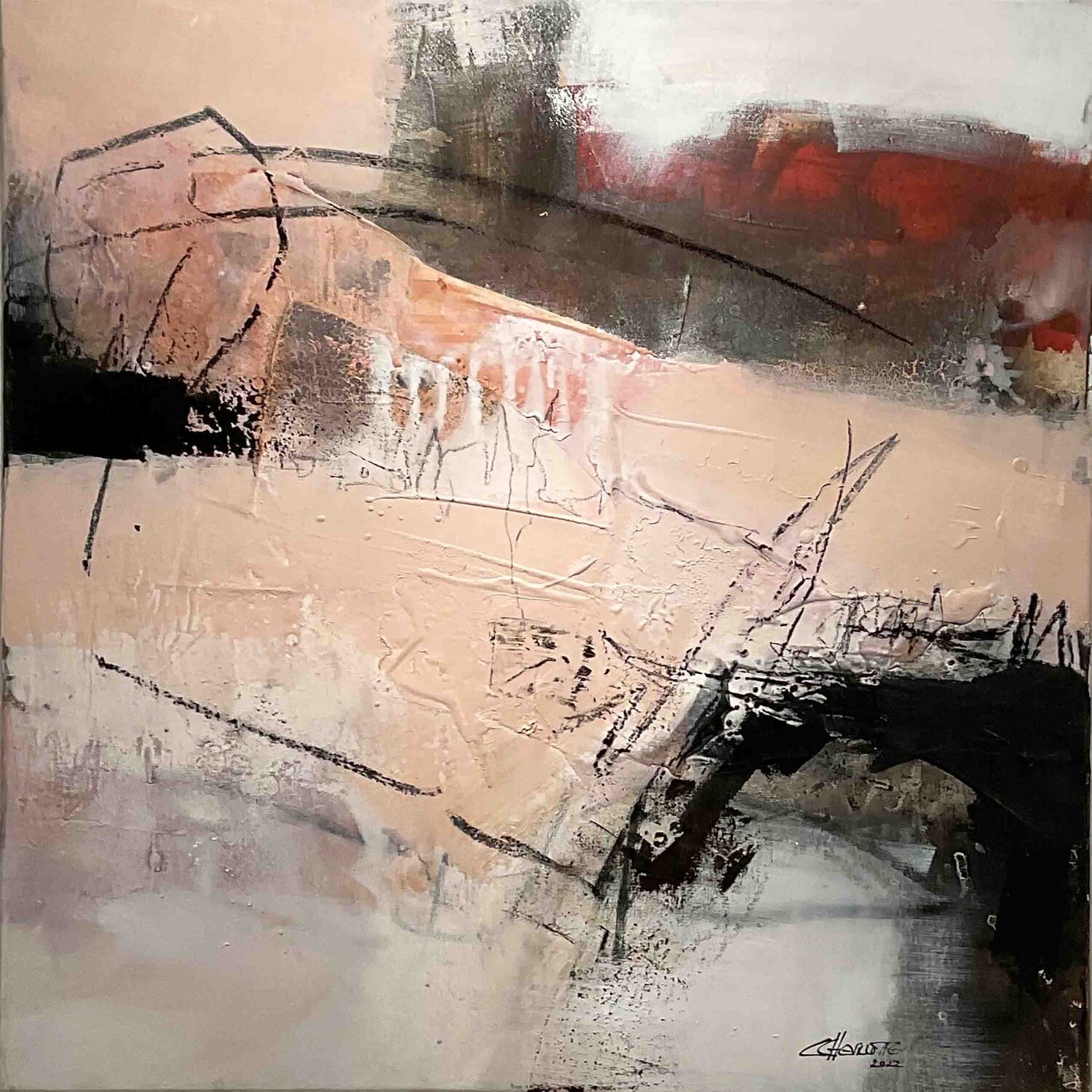 Red rock Caroline Chevillotte