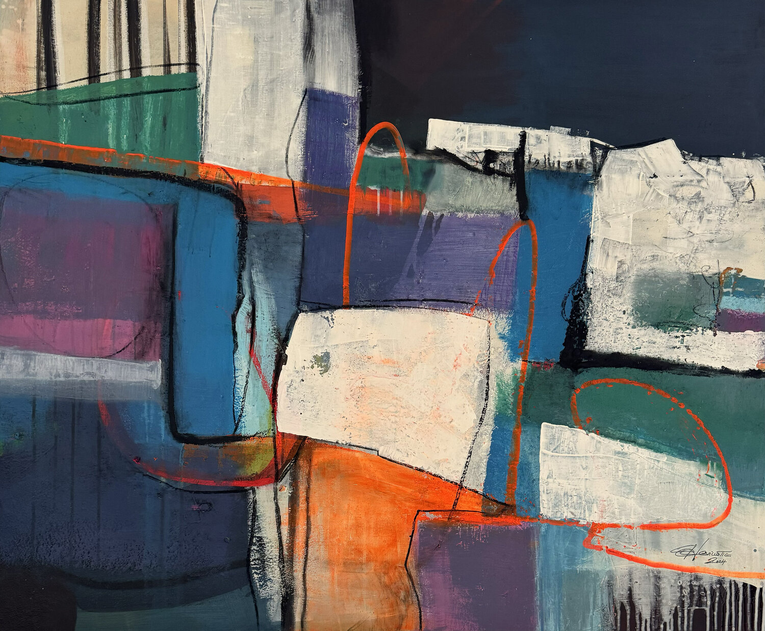Tissage de couleurs Caroline Chevillotte