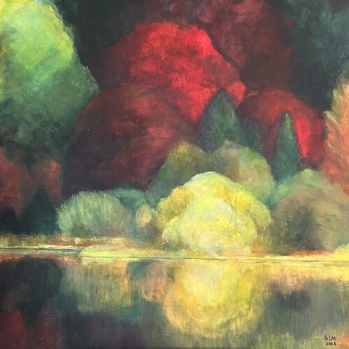 Summer’s Embrace van Akshita LAD, Schilderij te koop op Singulart