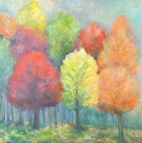 Autumn’s Radiance by Akshita LAD, Painting for Sale on Singulart