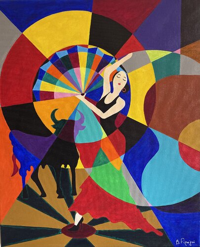 Andalusian Vibrations von Badr Figuigui, Malerei kaufen auf Singulart