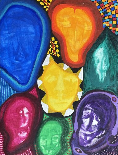 Spectra & Mosaica von Badr Figuigui, Malerei kaufen auf Singulart