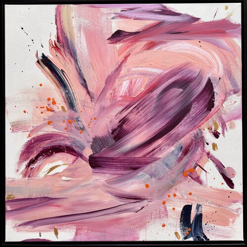 Yes! (bunte abstrakte Malerei dynamisch) di Diana Alb, Pittura in vendita su Singulart