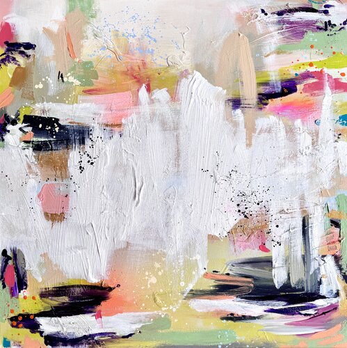 Euphorie (bunte abstrakte Malerei) par Diana Alb, Peinture en vente sur Singulart