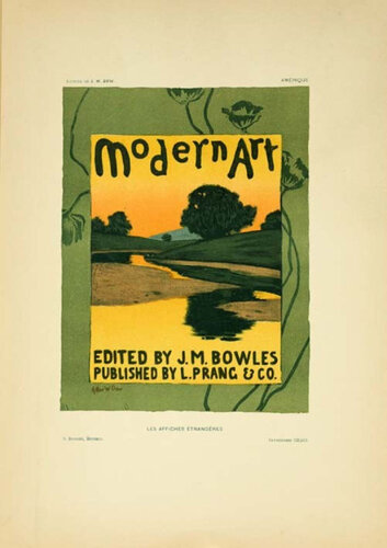 Modern Art by Dow for Les Affiches Etrangeres 1894 by Arthur Wesley Dow, 版画 for Sale on Singulart