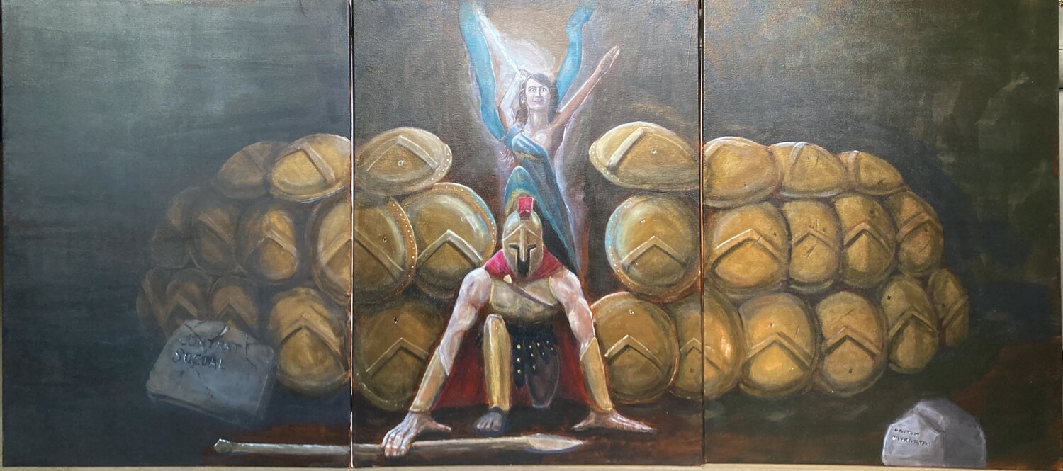 Europa et Testudo XXVII  (triptych) Bart Wampers