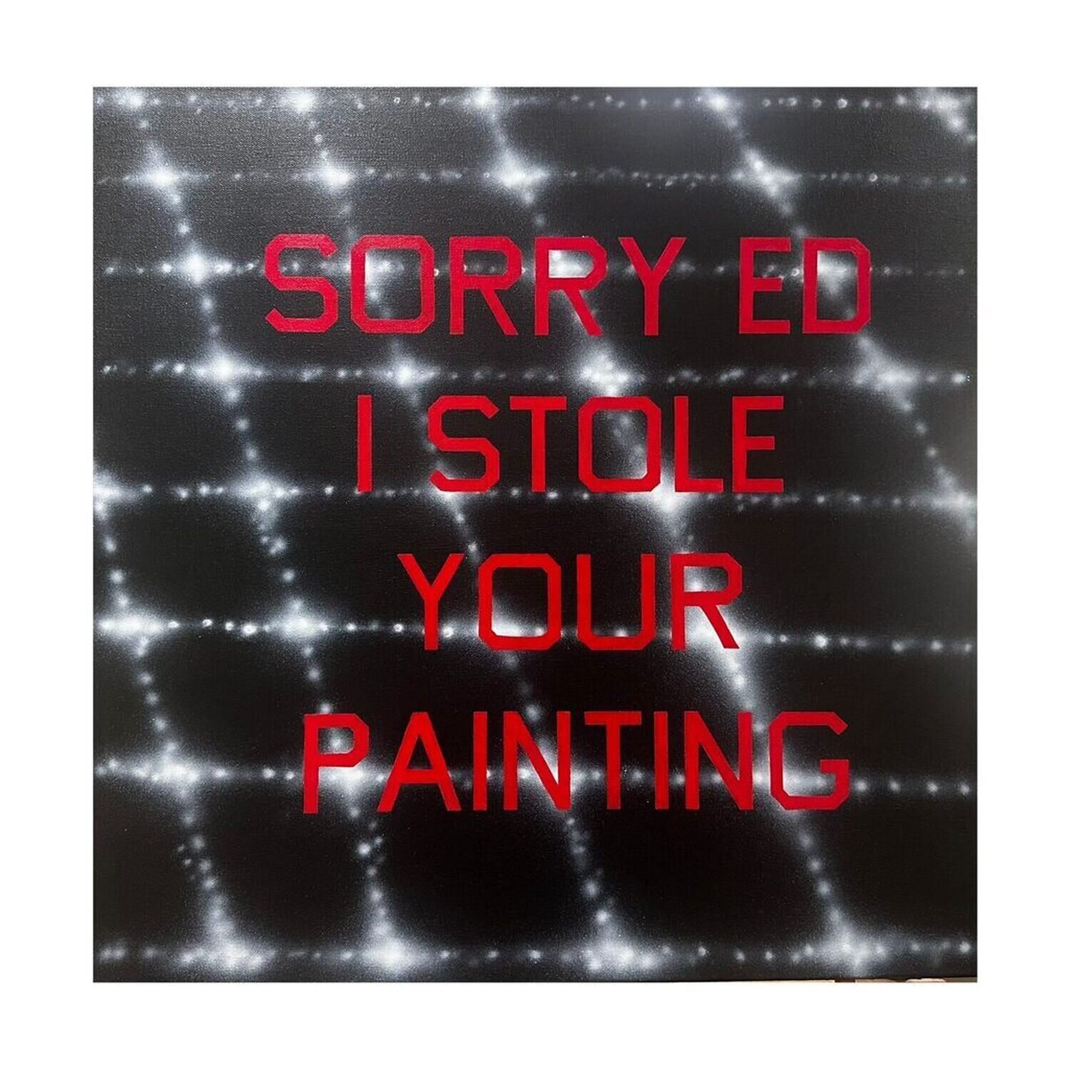 Ripped off Ruscha epi Original painting for sale