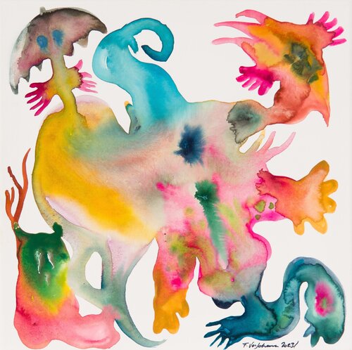BIG CHIEF van Fabien Verschaere, Schilderij te koop op Singulart