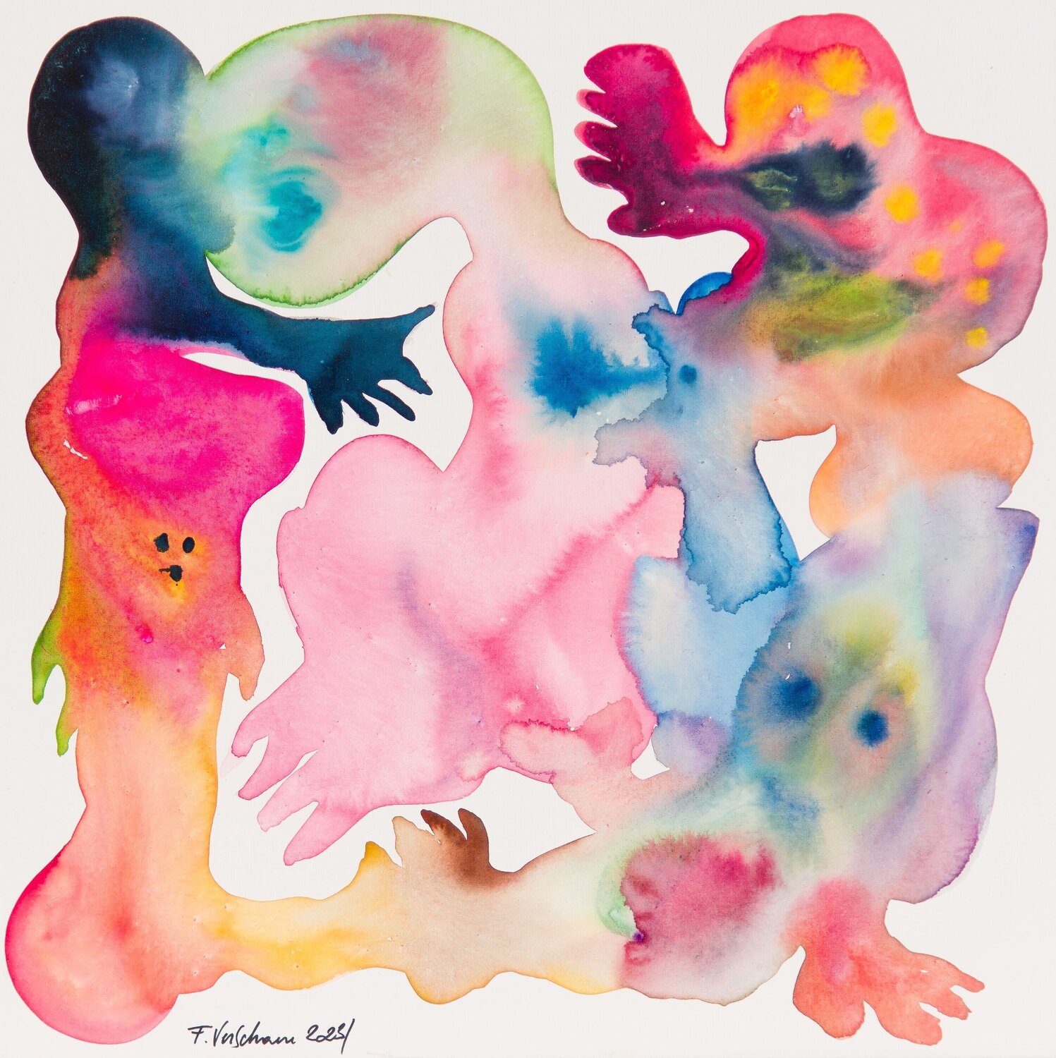 FISH O FISH Fabien Verschaere Origineel schilderij te koop