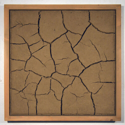 Adobe series, Tierra ocre oscuro by Frank Romero, 회화 for Sale on Singulart