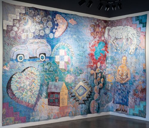 Por El Pueblo van Frank Romero, Schilderij te koop op Singulart