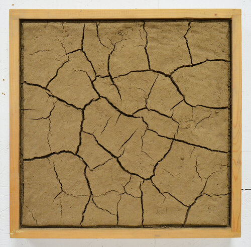 Adobe Series – ocre oscuro van Frank Romero, Schilderij te koop op Singulart