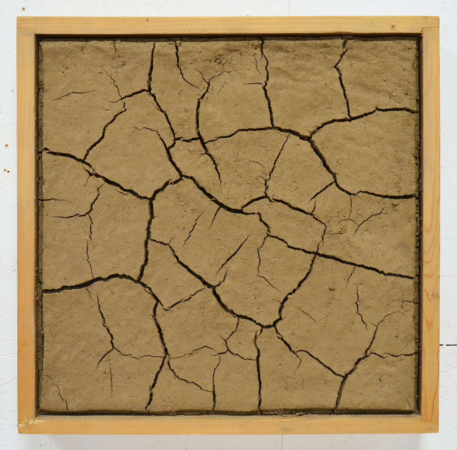 Adobe Series – ocre oscuro Frank Romero Origineel schilderij te koop