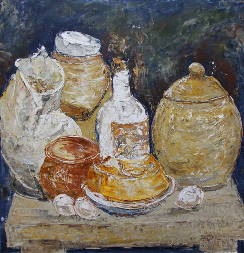 Country  still life di Alla Ronikier, Pittura in vendita su Singulart