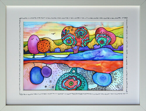 "Mesmerizing Lakeview" di Silvia Pavlova, Pittura in vendita su Singulart