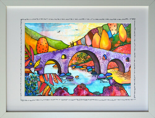 "Bride's Bridge" di Silvia Pavlova, Pittura in vendita su Singulart