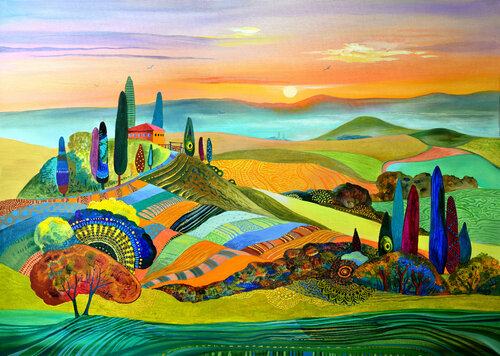 "It Was A Long Day" van Silvia Pavlova, Schilderij te koop op Singulart