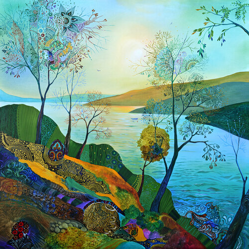 "Moontalk" van Silvia Pavlova, Schilderij te koop op Singulart