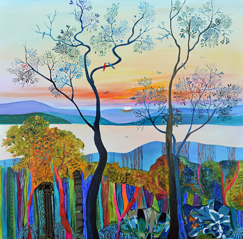 "Early Birds" van Silvia Pavlova, Schilderij te koop op Singulart