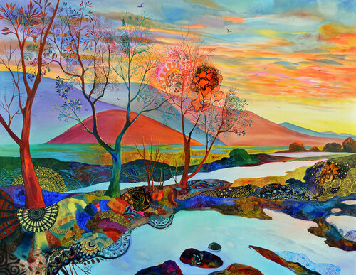 "The Path Of The Heart" van Silvia Pavlova, Schilderij te koop op Singulart