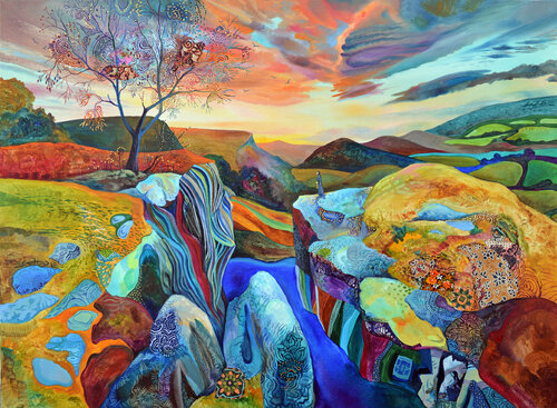 "Prayer For The Earth" van Silvia Pavlova, Schilderij te koop op Singulart
