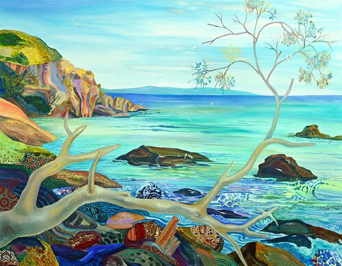 "Tranquil Bay" van Silvia Pavlova, Schilderij te koop op Singulart