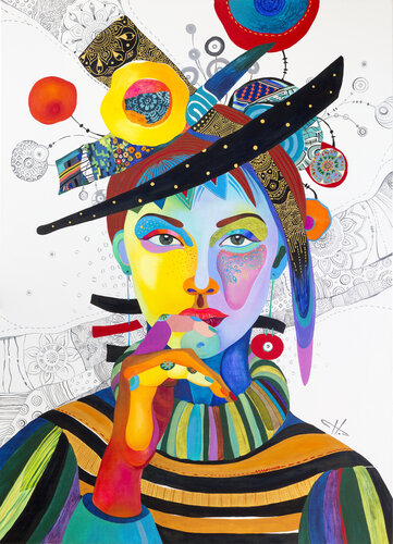 "Maya" van Silvia Pavlova, Schilderij te koop op Singulart