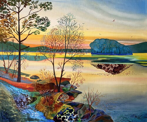 "An Autumn Day" van Silvia Pavlova, Schilderij te koop op Singulart
