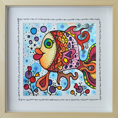 "Fish Song" di Silvia Pavlova, Pittura in vendita su Singulart