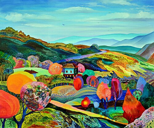 "Spring Pastoral" van Silvia Pavlova, Schilderij te koop op Singulart