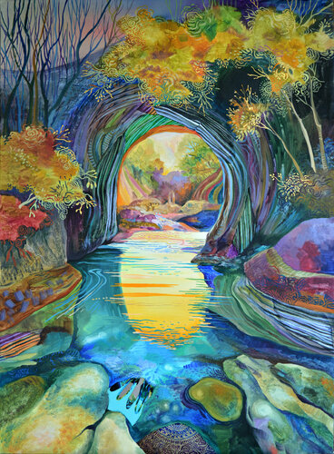 "Gate To Heaven" van Silvia Pavlova, Schilderij te koop op Singulart
