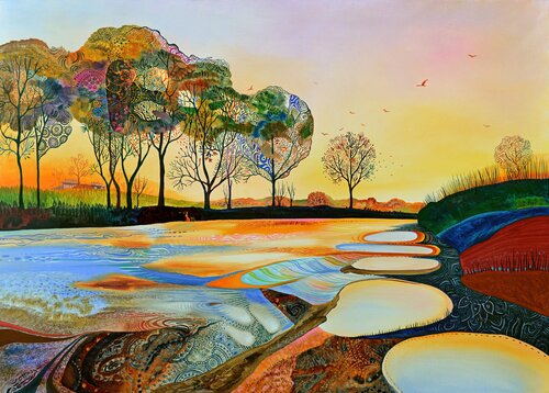 "Tranquility" van Silvia Pavlova, Schilderij te koop op Singulart