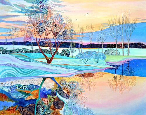 "Serenity" van Silvia Pavlova, Schilderij te koop op Singulart