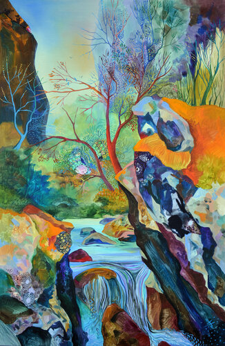 "The Magic Of The Forest" di Silvia Pavlova, Pittura in vendita su Singulart