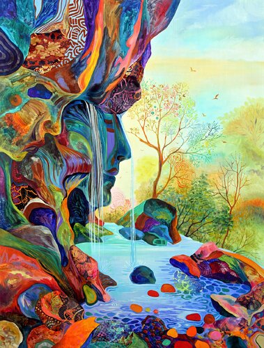 "Song Of Water" van Silvia Pavlova, Schilderij te koop op Singulart