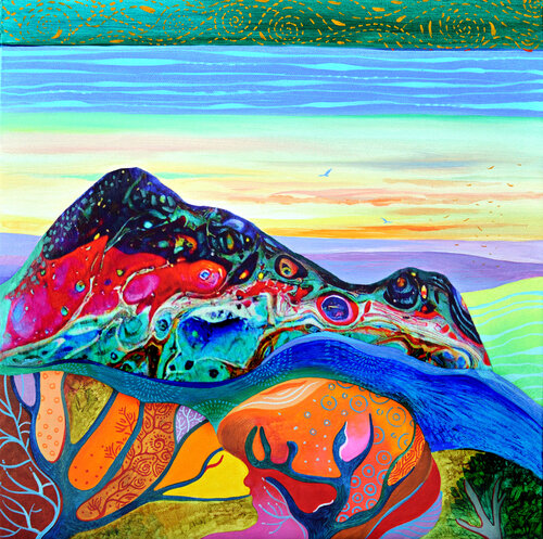 "Evening's Coming" van Silvia Pavlova, Schilderij te koop op Singulart