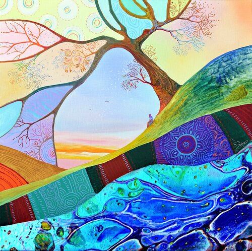 "Memory From The Future" van Silvia Pavlova, Schilderij te koop op Singulart