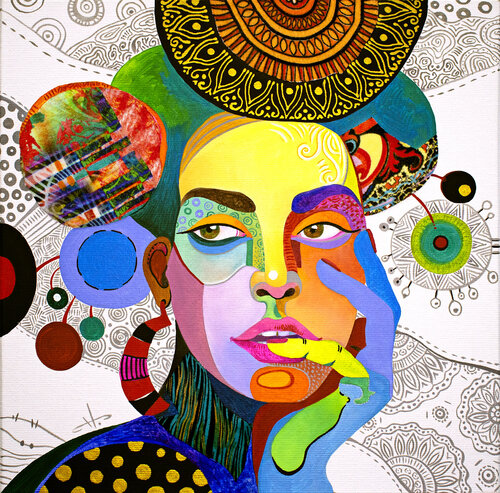 "Spectrum of Self" van Silvia Pavlova, Schilderij te koop op Singulart