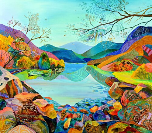 "Stream Of Dreams" van Silvia Pavlova, Schilderij te koop op Singulart