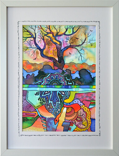 "Fireflies" van Silvia Pavlova, Schilderij te koop op Singulart
