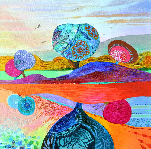 "Tales Of Lake" van Silvia Pavlova, Schilderij te koop op Singulart