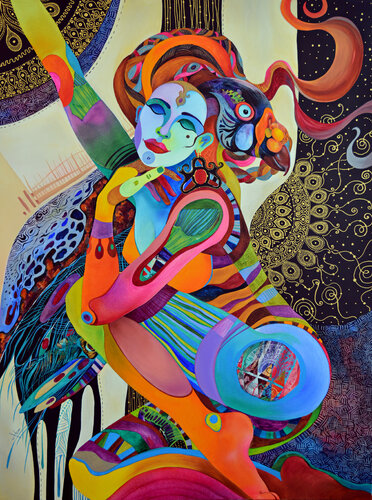 "Into The Future" di Silvia Pavlova, Pittura in vendita su Singulart