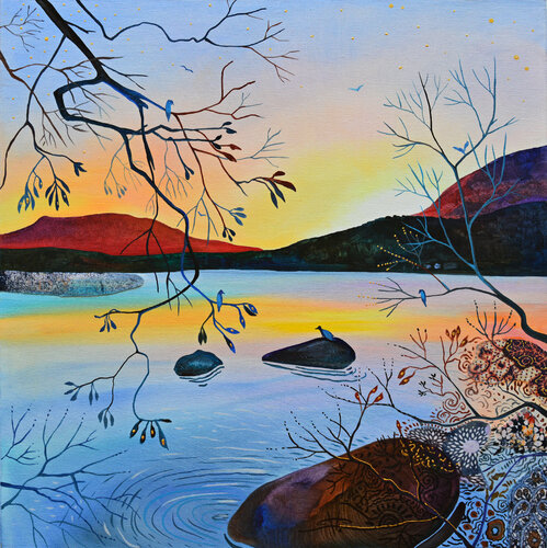 "To The East" van Silvia Pavlova, Schilderij te koop op Singulart