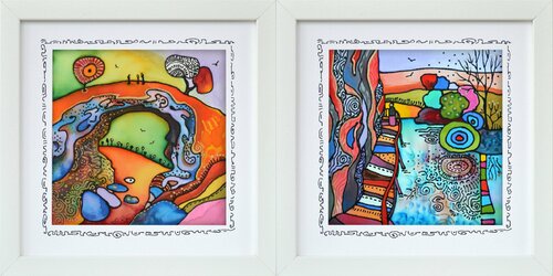 "Eyes" & "Along The Bridge" di Silvia Pavlova, Altri media in vendita su Singulart