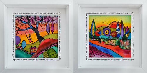 "Swing" & "Stroll" di Silvia Pavlova, Altri media in vendita su Singulart