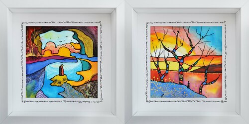 "Ode To Joy" & "As You Wish" di Silvia Pavlova, Altri media in vendita su Singulart